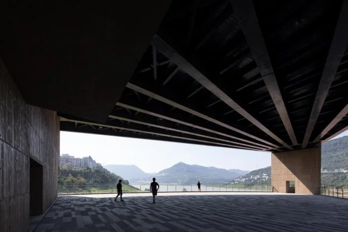 BIM建筑|重庆云阳滨江绿道游客服务中心 / 大舍建筑设计事务所