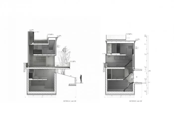 BIM建筑|善福寺建筑师自宅 / aoyagi design