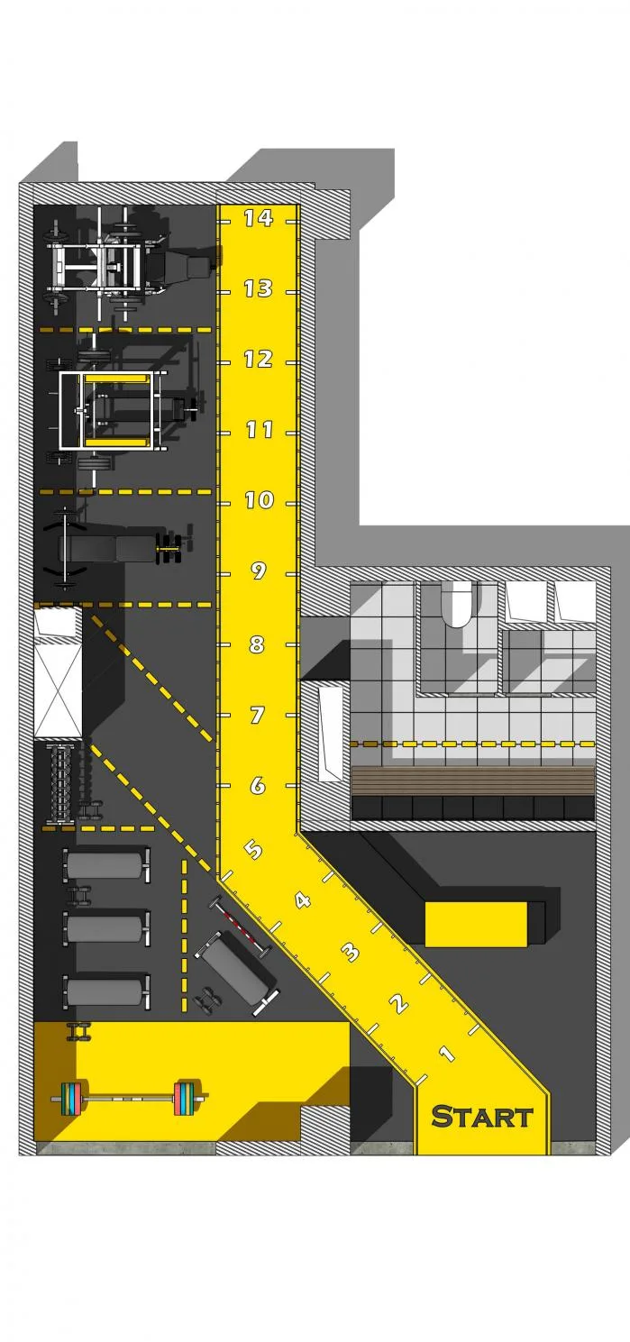 BIM建筑|中海左岸澜庭UNDER CONSTRUCTION健身房设计，天津 / DAGA大观建筑