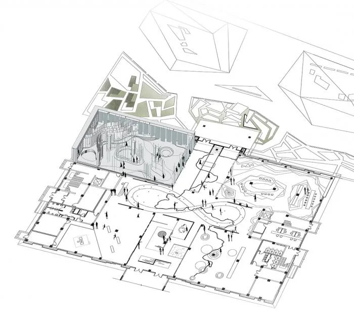 BIM建筑|北汤温泉小镇生活馆，沈阳 / 观町创新研究所