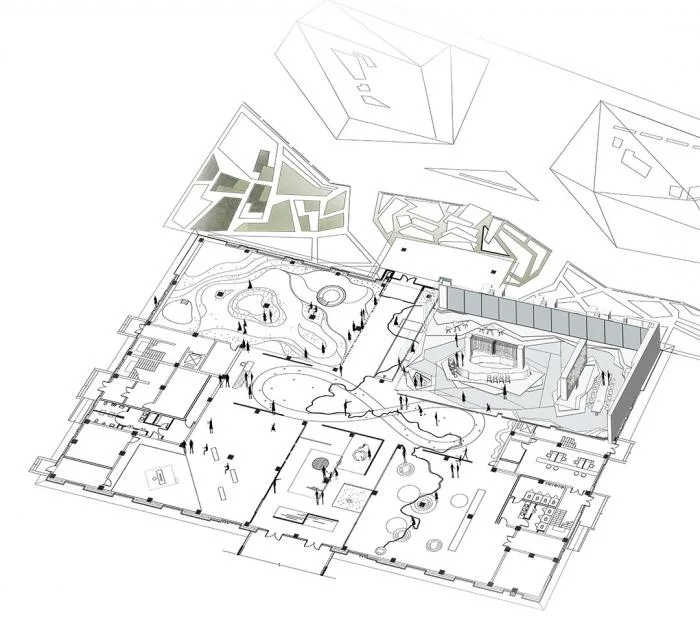 BIM建筑|北汤温泉小镇生活馆，沈阳 / 观町创新研究所