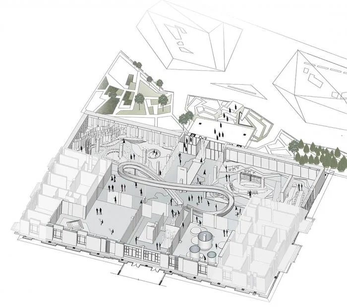 BIM建筑|北汤温泉小镇生活馆，沈阳 / 观町创新研究所