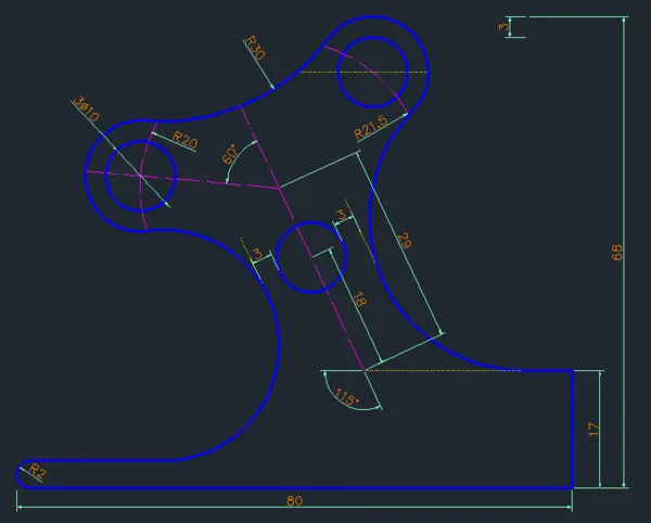 BIM问答|怎么用autoCAD画这个图