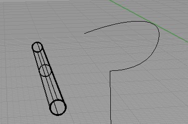 BIM问答|rhino犀牛怎么让一个圆柱体跟着一条曲线的走势画出一排圆柱体？？？-BIM建筑网