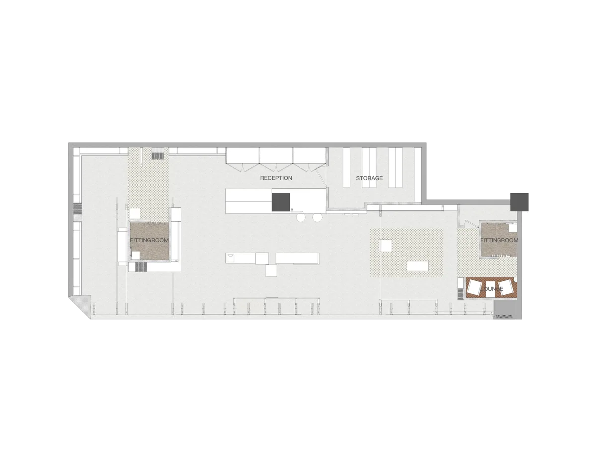 BIM建筑|SAMO形象店 / So Studio