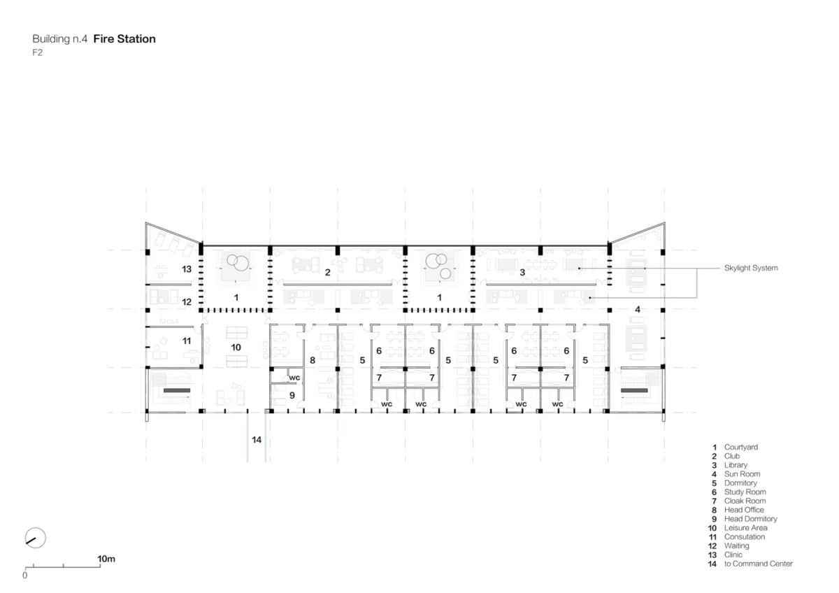 BIM建筑|黔南山地消防与应急救援训练中心 / 西线工作室