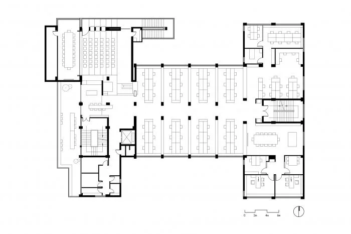 BIM建筑|生长的黑盒子：从封闭校园到开放办公 / gad · line+ studio