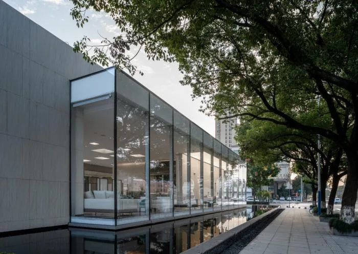 BIM建筑|十棵大香樟下的三进院子：未来城展示馆 / 孟凡浩-gad · line+ studio