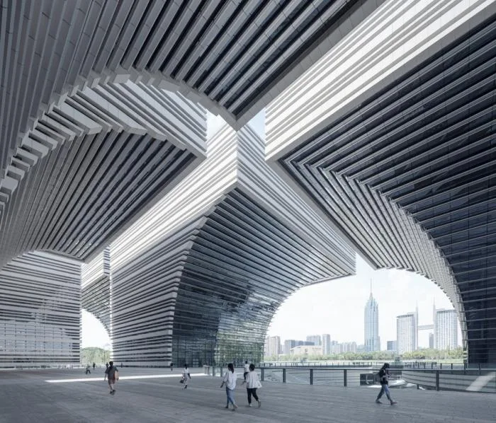 BIM建筑|常州文化广场 / gmp