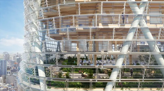 BIM建筑|SHoP和BVN设计世界上最高的混合木材塔楼