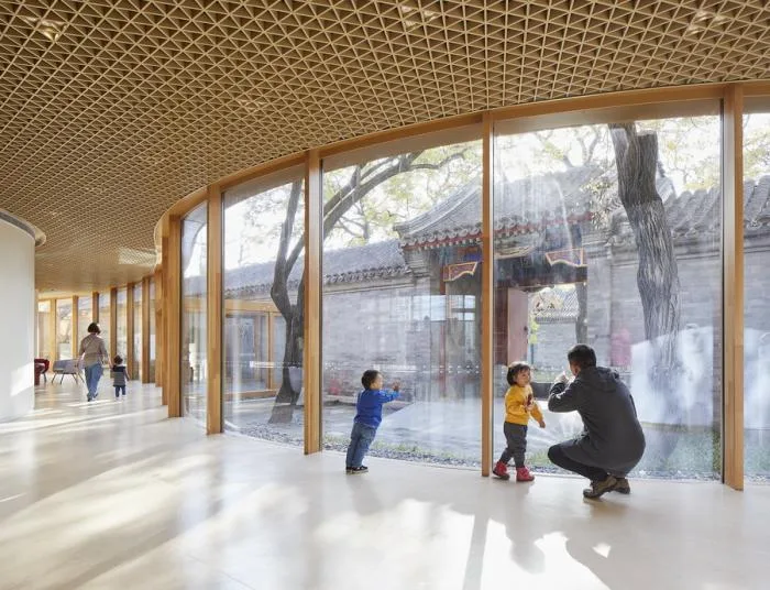 BIM建筑| MAD新作：北京乐成四合院幼儿园，将老北京“捧在手心”