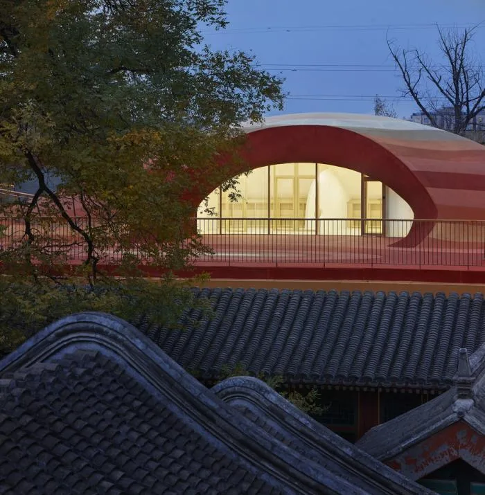 BIM建筑| MAD新作：北京乐成四合院幼儿园，将老北京“捧在手心”