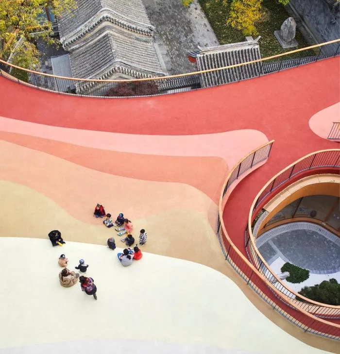 BIM建筑| MAD新作：北京乐成四合院幼儿园，将老北京“捧在手心”