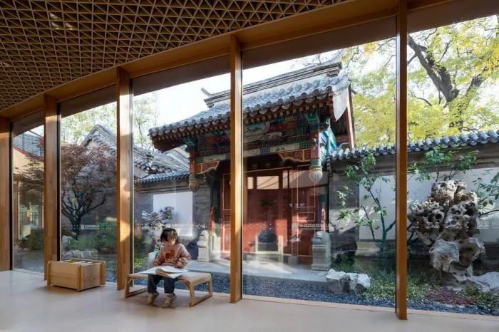 BIM建筑| MAD新作：北京乐成四合院幼儿园，将老北京“捧在手心”