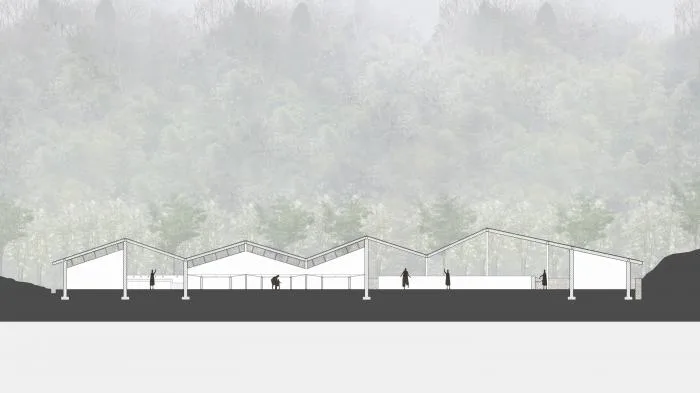 BIM建筑|金城社区五统一公共空间 / 时地建筑工作室
