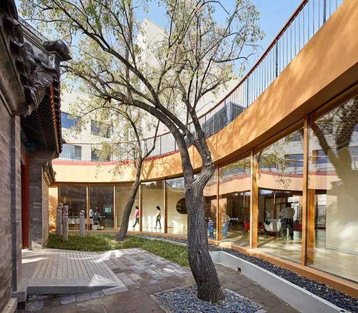BIM建筑| MAD新作：北京乐成四合院幼儿园，将老北京“捧在手心”