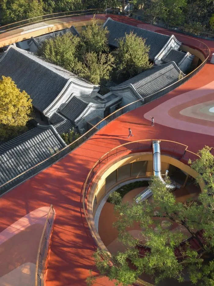 BIM建筑| MAD新作：北京乐成四合院幼儿园，将老北京“捧在手心”