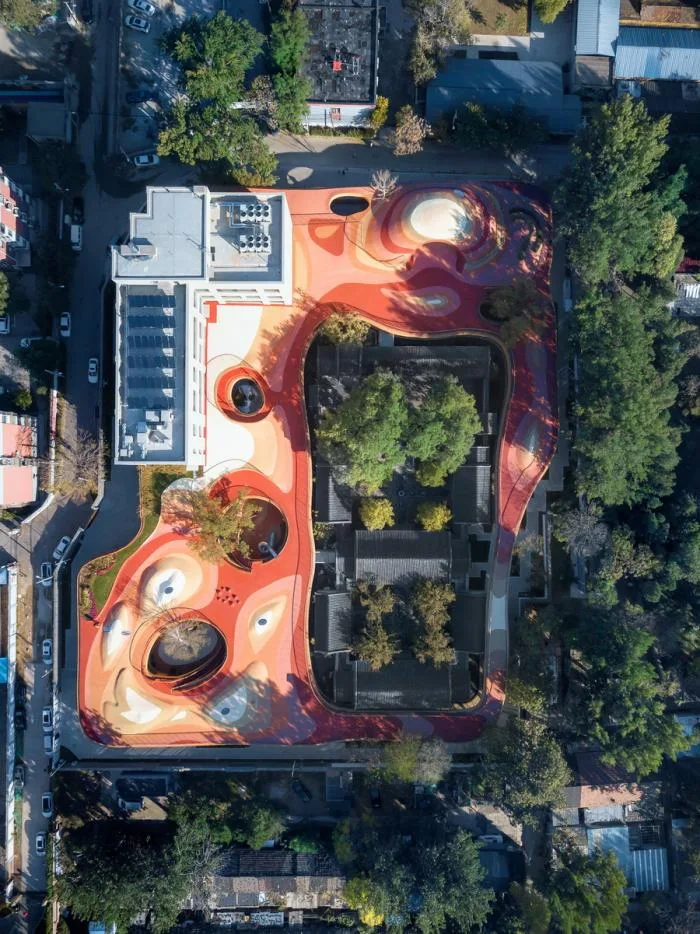 BIM建筑| MAD新作：北京乐成四合院幼儿园，将老北京“捧在手心”