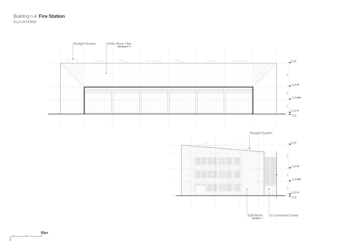 BIM建筑|黔南山地消防与应急救援训练中心 / 西线工作室