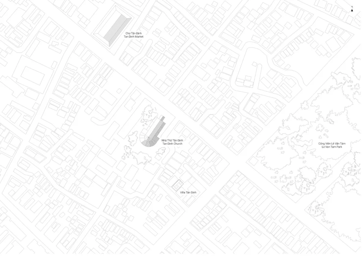 BIM建筑|越南Tan Dinh住宅，简居于“桥上” / MIA Design Studio
