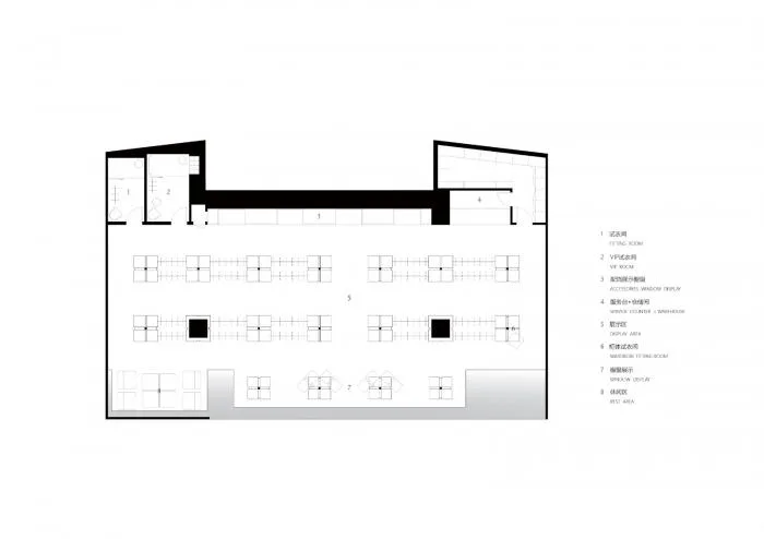 BIM建筑|秩序中的百变空间——J1M5 买手店 / 万社设计