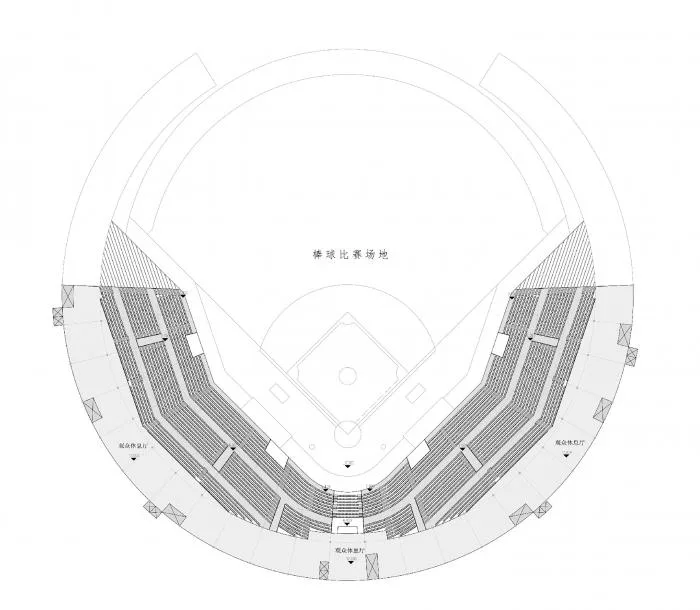 BIM建筑|云南省腾冲市国际棒球运动公园 / 深圳中海世纪建筑设计有限公司