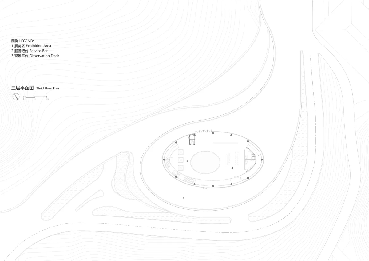 BIM建筑|“融于自然，地景之上”——江西虔心小镇展厅设计 / GWP Architects