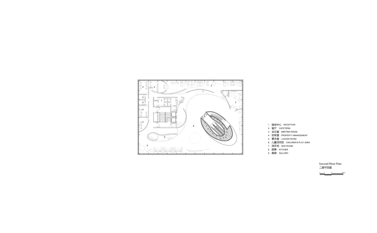 BIM建筑|漂浮之门——西安沣东新城莱安社区中心 / EID Architecture