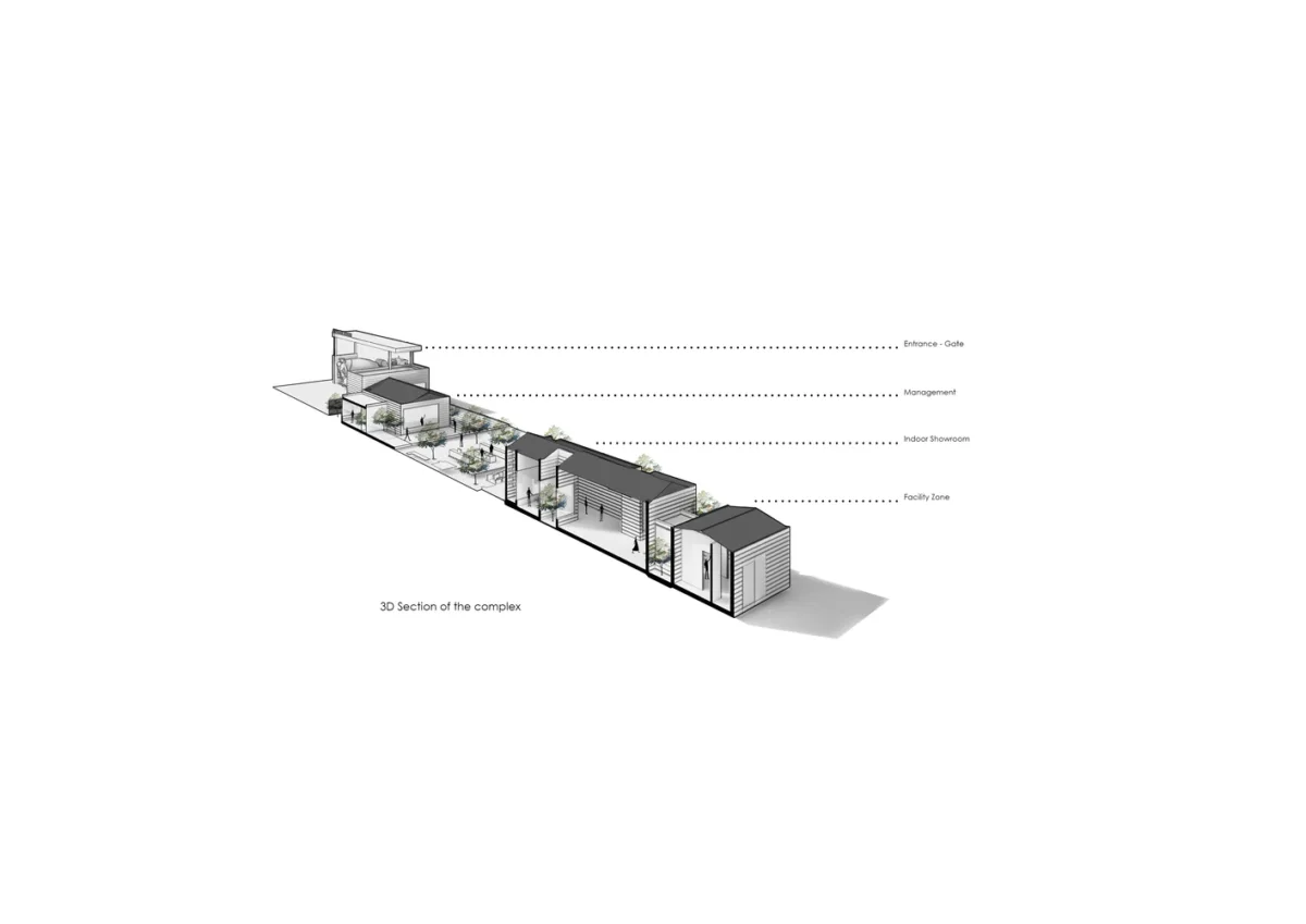 BIM建筑|Aptus 工厂展厅，庭院与光影之歌 / Hooba Design