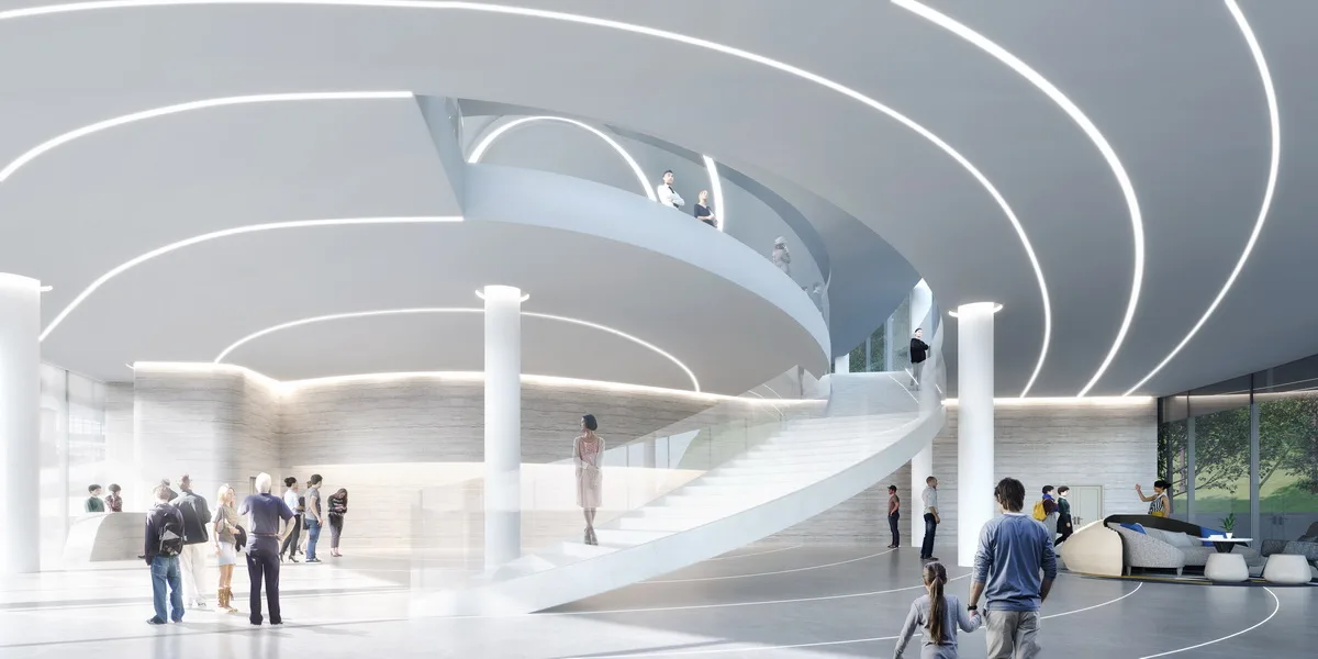 BIM建筑|“融于自然，地景之上”——江西虔心小镇展厅设计 / GWP Architects