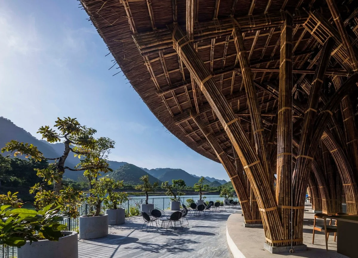 BIM建筑|维达纳受蕴餐厅，模块化竹制架构 / 武重义建筑事务所