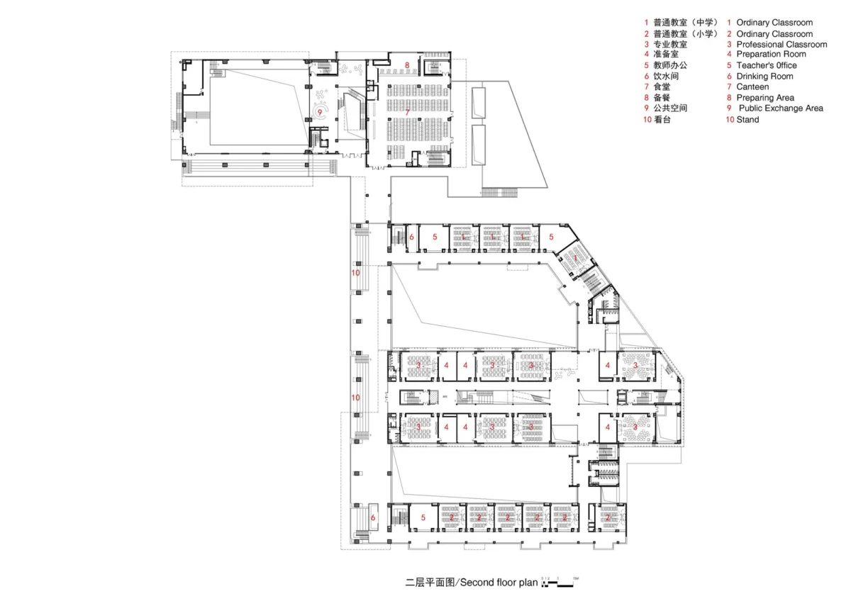 BIM建筑|华东师范大学第二附属中学前滩学校及冰厂田前滩幼儿园 / 致正建筑工作室+大正建筑事务所
