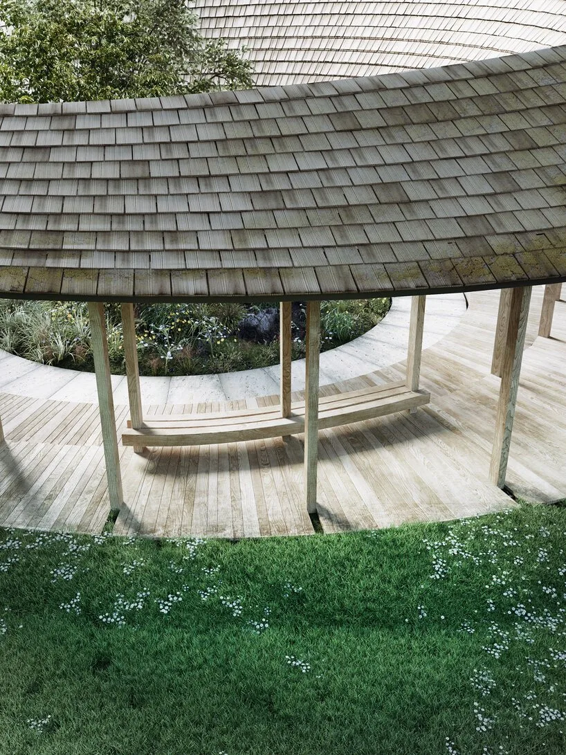 BIM建筑|Sanderumgaard花园凉亭，北欧古老与日式禅意风格的混合 / Squareone