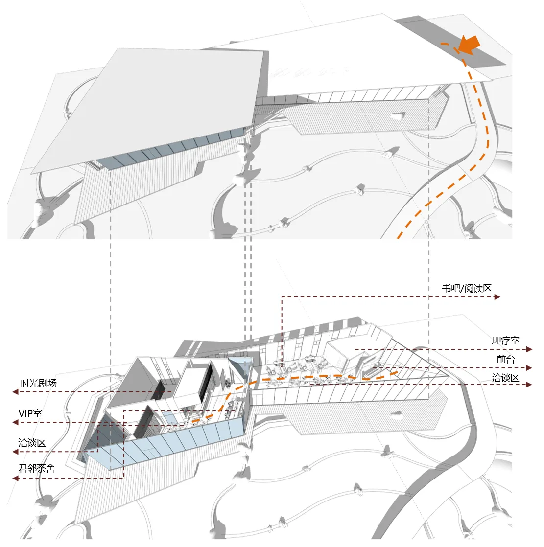 BIM建筑|鄢陵建业君邻大院时光馆 / 成执设计