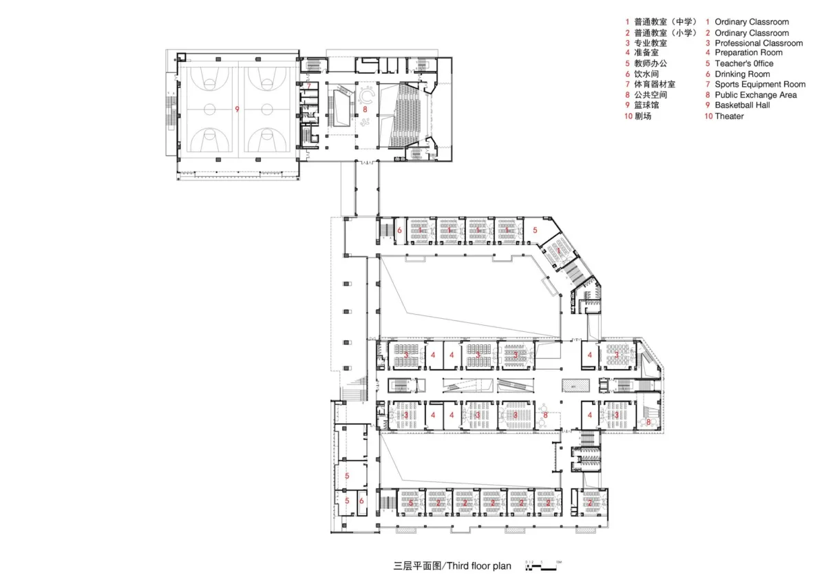 BIM建筑|华东师范大学第二附属中学前滩学校及冰厂田前滩幼儿园 / 致正建筑工作室+大正建筑事务所