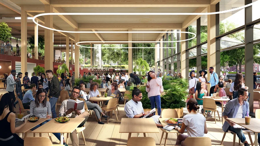 BIM建筑|BIG揭晓约翰斯·霍普金斯大学学生中心设计方案：“The Village村落”