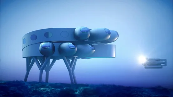 BIM建筑|伊夫斯·贝哈设计带有温室的水下栖息装置