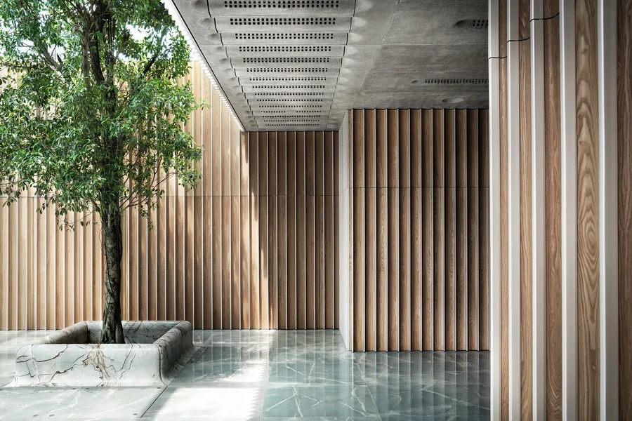BIM建筑|光影之画——港丰发展总部 / 设计集人