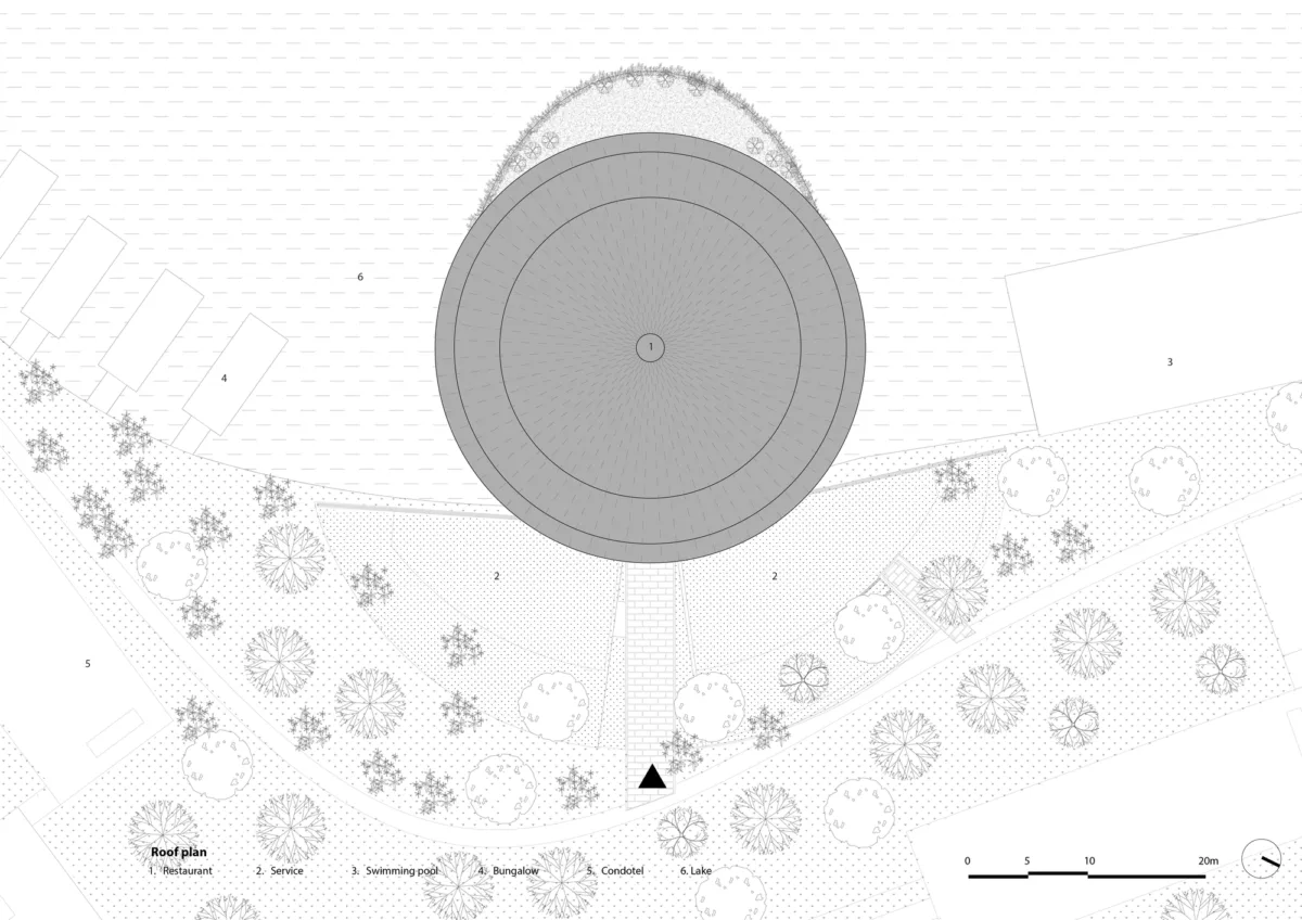 BIM建筑|维达纳受蕴餐厅，模块化竹制架构 / 武重义建筑事务所