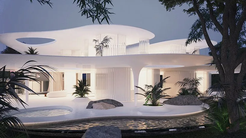 BIM建筑|来自自然的蝴蝶型住宅 | 314建筑工作室