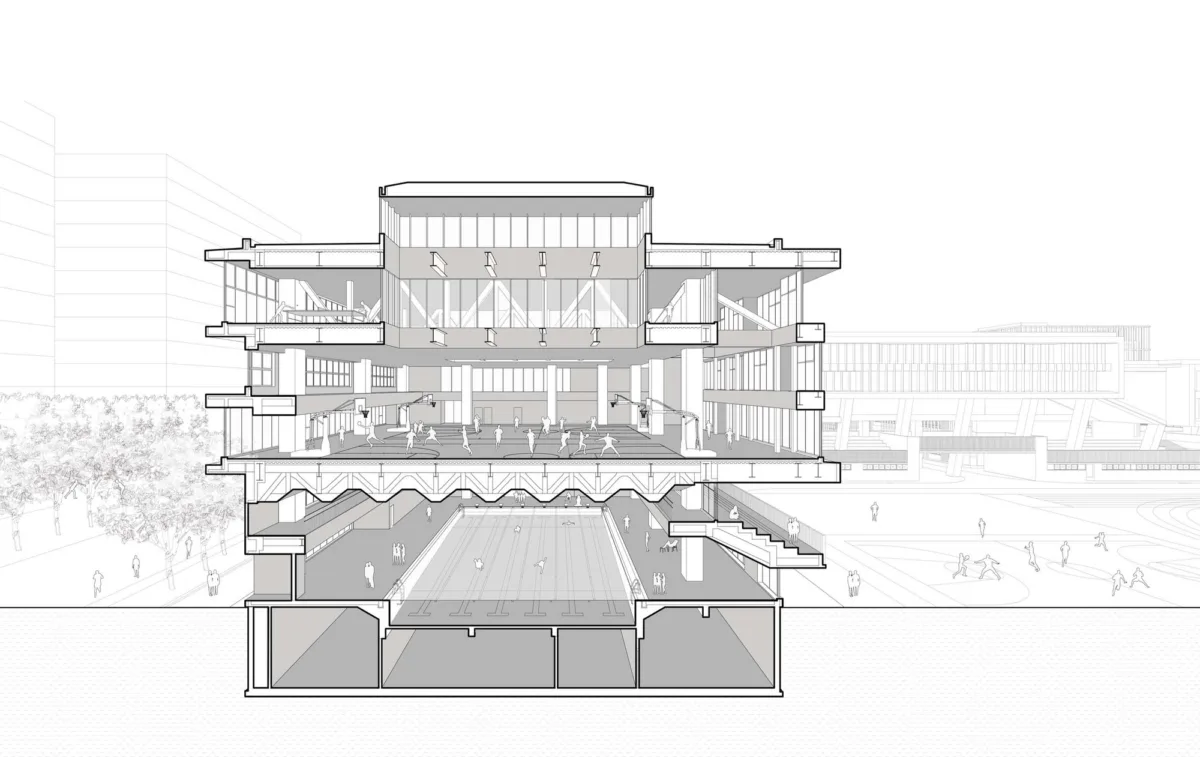 BIM建筑|华东师范大学第二附属中学前滩学校及冰厂田前滩幼儿园 / 致正建筑工作室+大正建筑事务所