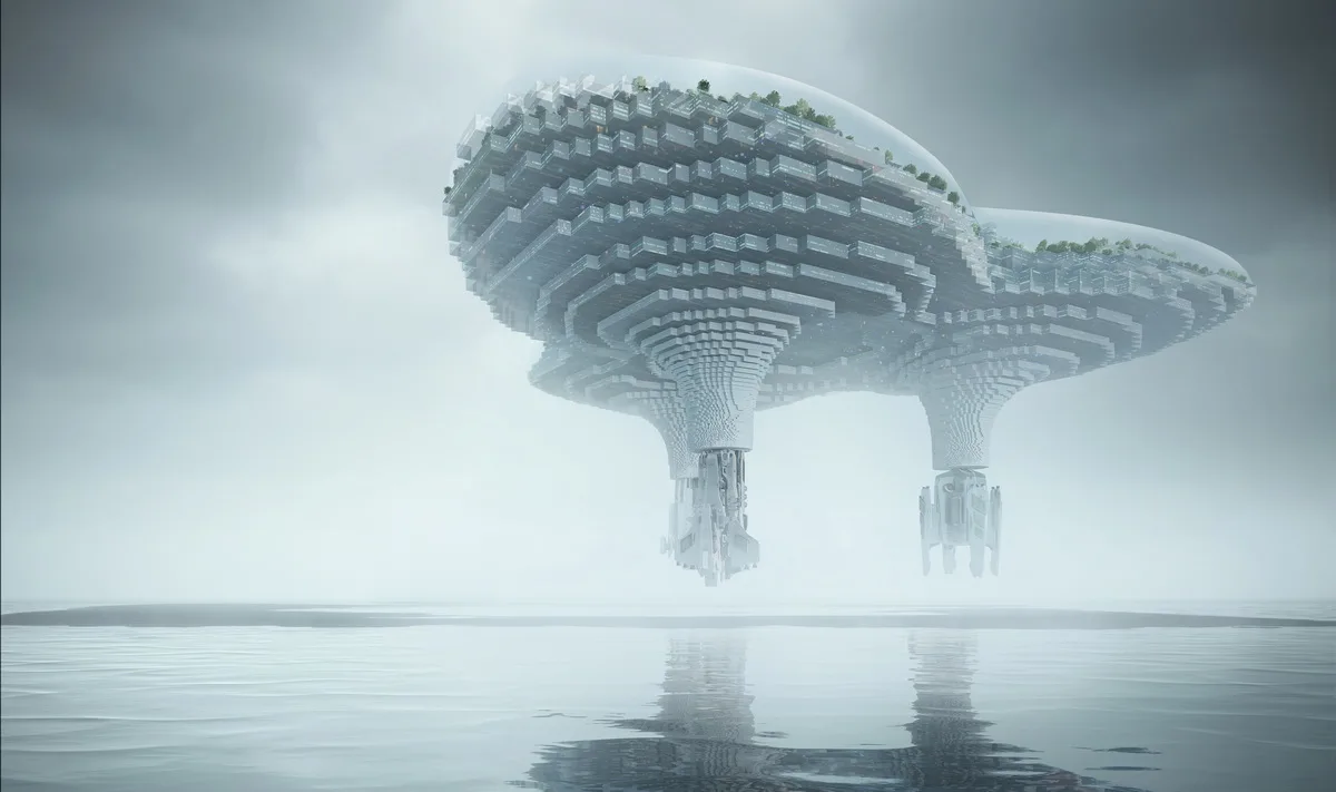 BIM建筑|晶体太空城 / 刘昊威 × LEGO