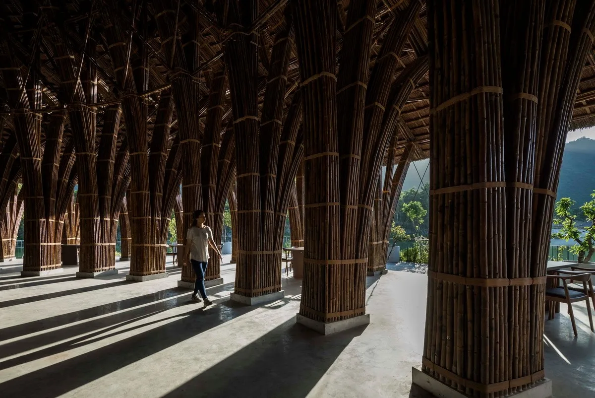 BIM建筑|维达纳受蕴餐厅，模块化竹制架构 / 武重义建筑事务所