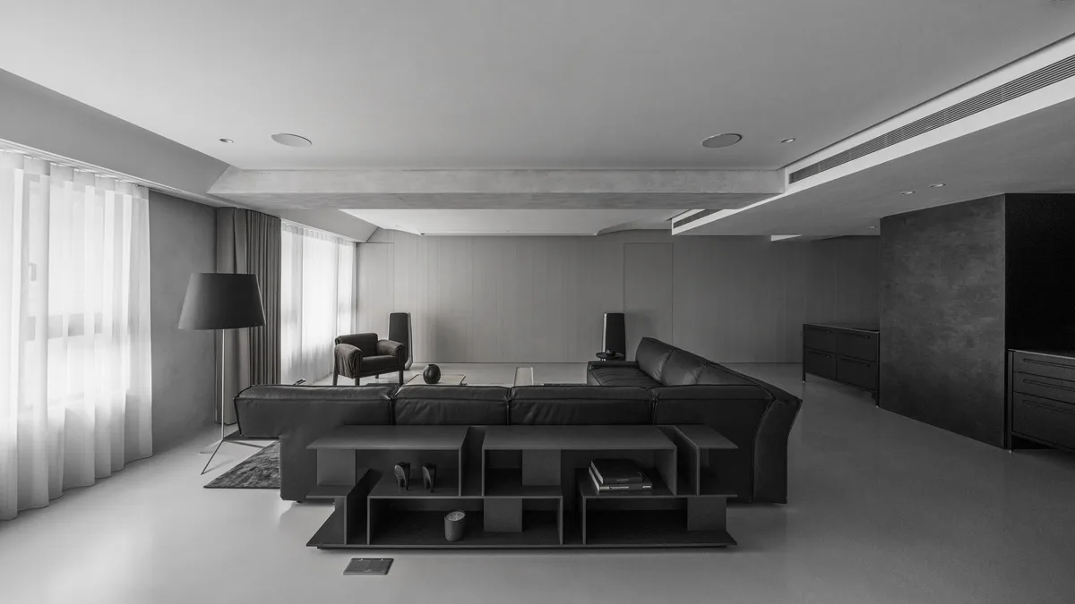 BIM建筑|墨片，纯粹轮廓的安静世界 / 水相设计