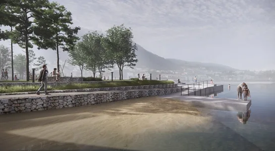 BIM建筑|怀特建筑工作室在卑尔根设计海星形状的水池