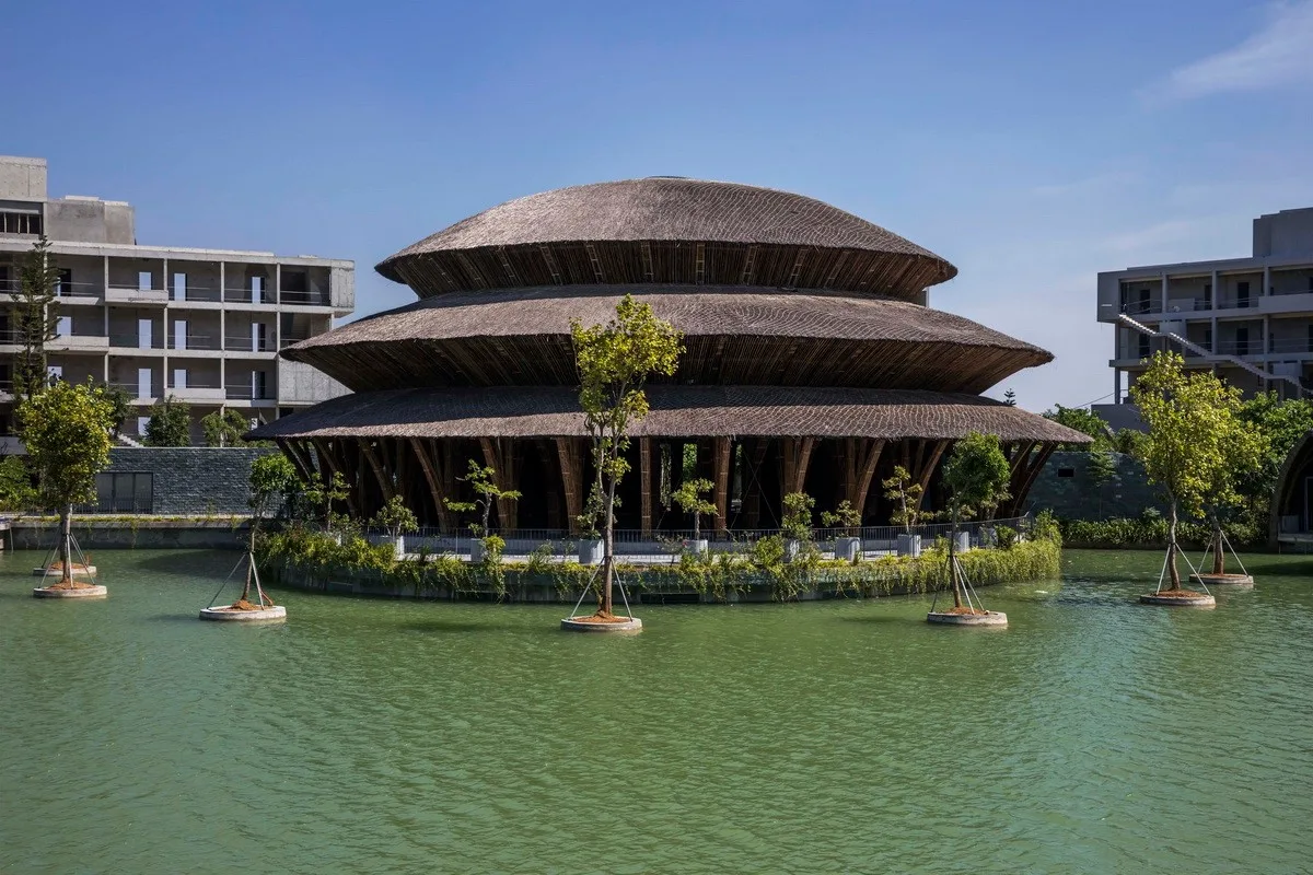 BIM建筑|维达纳受蕴餐厅，模块化竹制架构 / 武重义建筑事务所