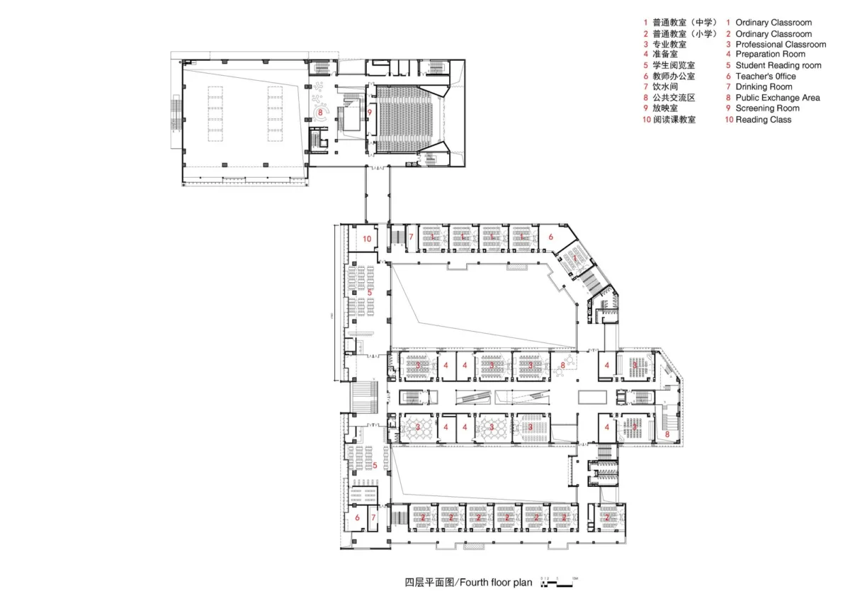 BIM建筑|华东师范大学第二附属中学前滩学校及冰厂田前滩幼儿园 / 致正建筑工作室+大正建筑事务所