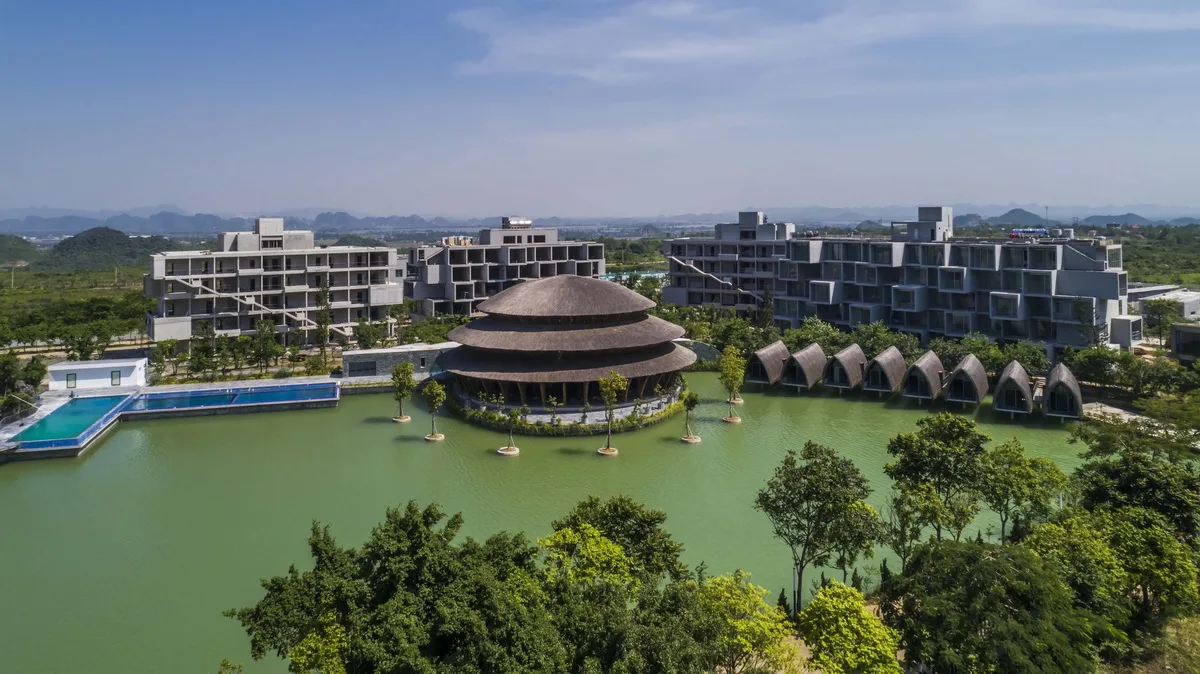 BIM建筑|维达纳受蕴餐厅，模块化竹制架构 / 武重义建筑事务所