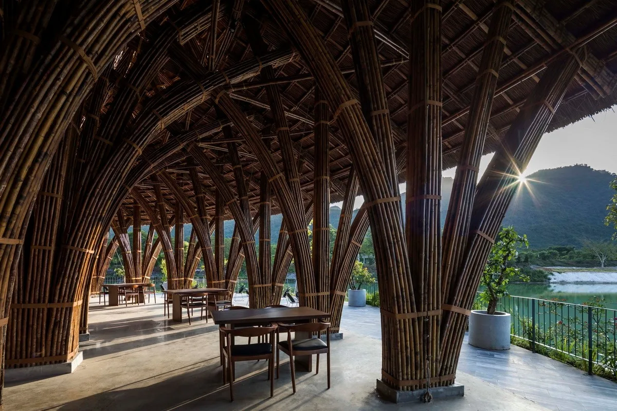 BIM建筑|维达纳受蕴餐厅，模块化竹制架构 / 武重义建筑事务所