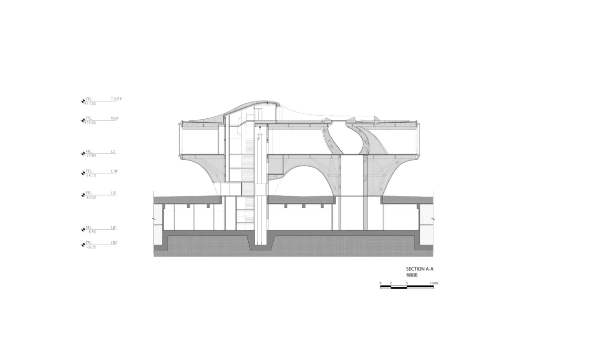 BIM建筑|漂浮之门——西安沣东新城莱安社区中心 / EID Architecture